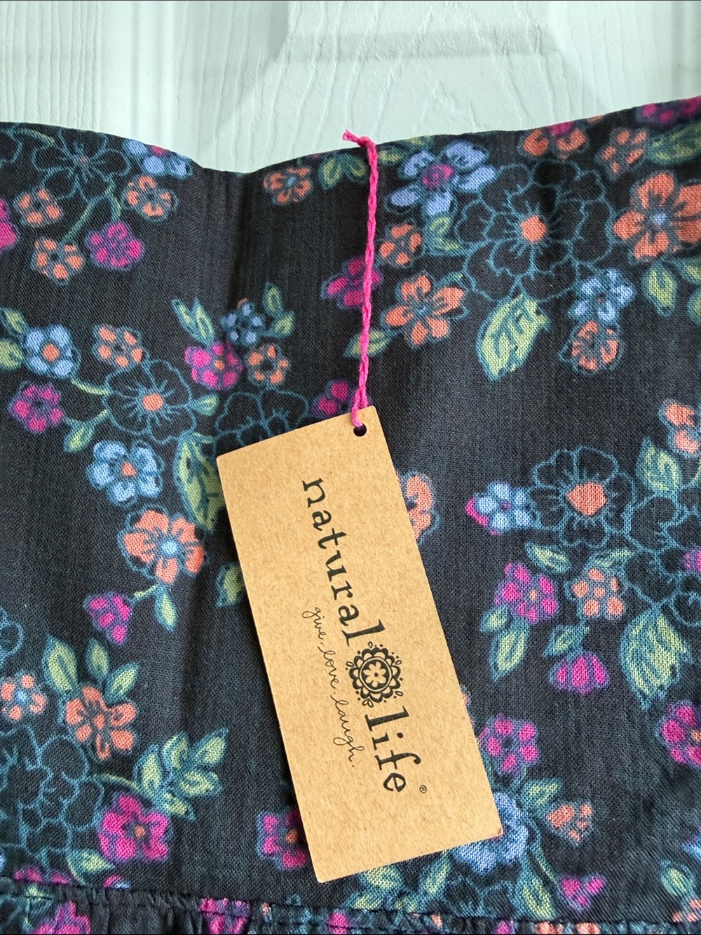 NEW Natural Life Feelin Alive Convertible Midi Skirt Dress Ditsy Floral New! - Picture 4 of 6